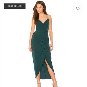 Shona Joy Cocktail Draped Dress